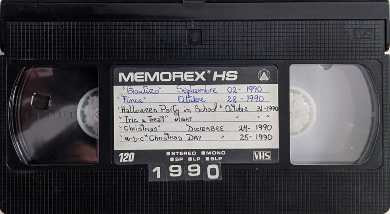 Junior's Bautismo - Halloween Farm - Party - Christmas Dinner 1990