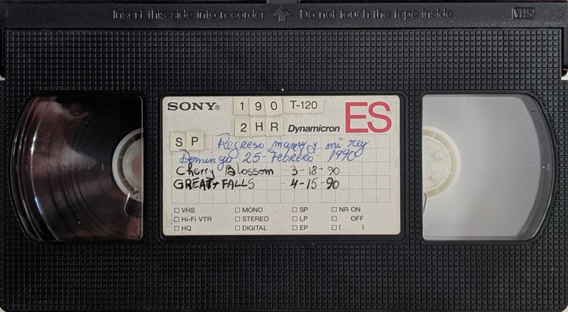 Regreso Mamy y mi rey - Domingo 25 Febrero - Cheery Blossom - Great Falls - 1990