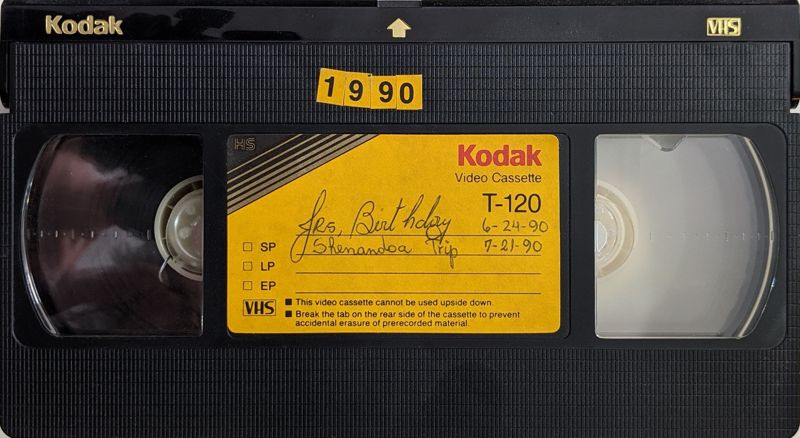 Junior's Birthday - Shenandoa Trip - 1990